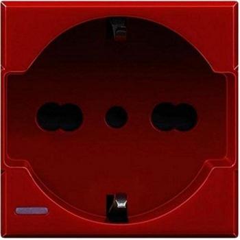 Bticino H4140/16R | axolute - presa std tedesco/italiano red
