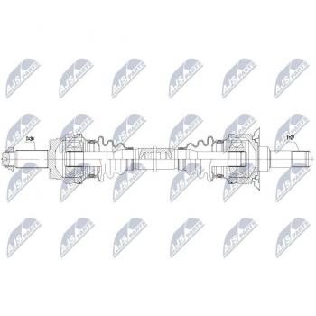 Arbre de transmission NTY NPW-BM-069 pour BMW