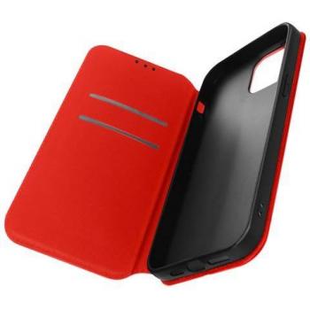 Cover para iPhone 14 Plus: solapa, tarjetero y soporte en tono rojo