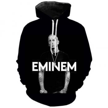 Sudadera Harajuku 3D Eminem para Adultos - XS
