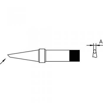 Weller 4PTF7-1 Round Bevel Soldering Tip, 1.2 mm, Single Piece