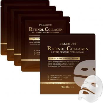 Retinol Collagen Rejuvenation Gel Mask Pack – 4 Sheets
