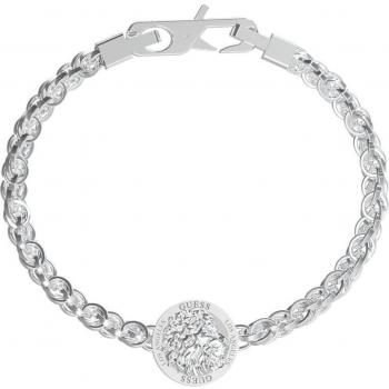 Pulsera Guess Hombre LION KING JUMB03012JWSTS acero inoxidable disco león