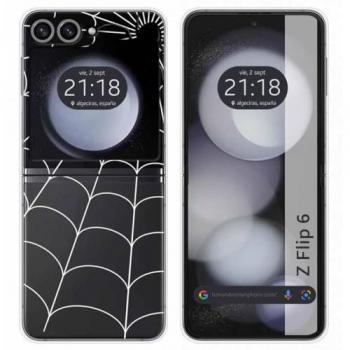 Funda Dura Transparente Araña para Samsung Galaxy Z Flip 6 5G