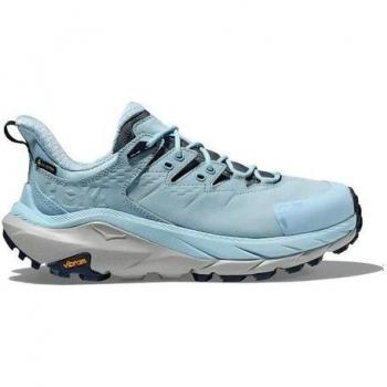 Kaha 2 Low Women’s Hiking Shoes by Hoka with Gore‑Tex, Summer Song/Harbor Mist, Size 7