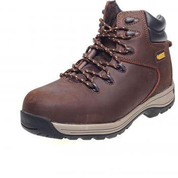 Apache AP31 Nubuck Waterproof Safety Hiker Boots Brown Size 9