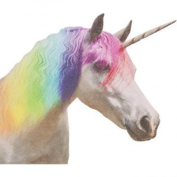 Ride With Unicorn Fensterdekor