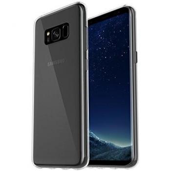 OtterBox Clearly Protected Skin - Back cover for mobile phone - thermoplastic polyurethane - transparent - for Samsung Galaxy S8+