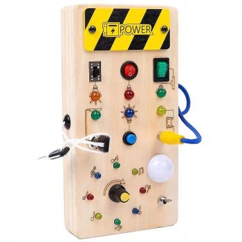 Tablero Luminoso Madera Infantil