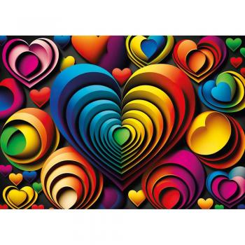 Yazz Colorful Heart 1000 Teile Puzzle Yazz-3831