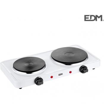 Cuisinière Double Feux 1000-1500 W – Plaques 2‑Plein & Vision Lumineuse