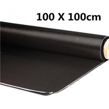 KiWarm 3K 200gsm High Strength Carbon Fiber Fabric 100x100cm