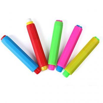 Cubierta de Tiza Ajustable - 5 Unidades, Funda de Plástico Color Aleatorio