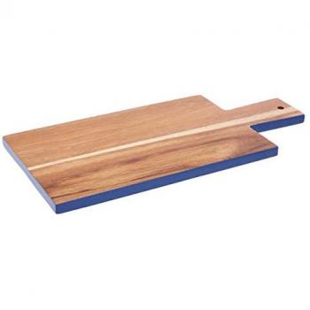 Acacia Wood Rectangular Chopping Board with Tapered Handle