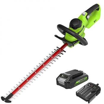Taille-Haie Électrique 24V Greenworks 2,7 kg