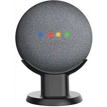 Soporte para Google Home Mini, Nest Mini - Estuche de Seguridad Compacto (Negro)