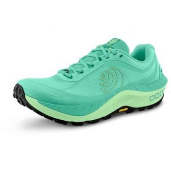 Topo Athletic Women's MTN Racer 3 Trail Running Shoes - Light Blue Green - Size 39