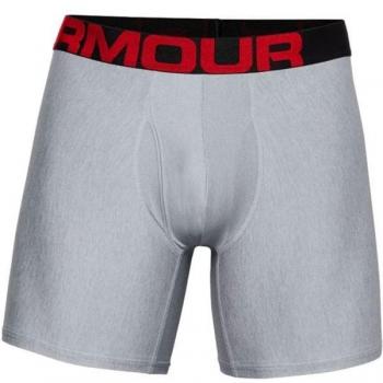 Boxer Grigio Uomo Under Armour Charged Tech 6in - Confezione da 2