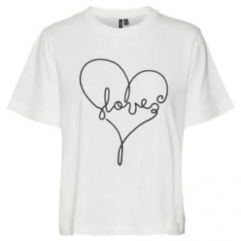 Fea biely Vero Moda tričko 10321312 – loose fit