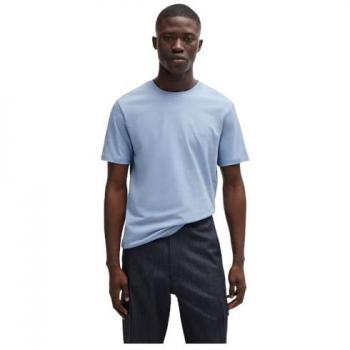 Boss Maglietta A Maniche Corte Tales 1022631 Open Blue XS