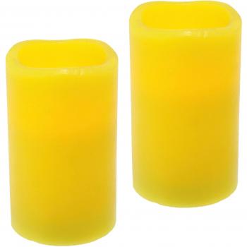 I.GE.A. LED-Lichterkette: Flackernde Warmweiße Kerzen (2 Stück)