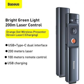 Baseus Orange Dot Presenter mit wiederaufladbarem Akku