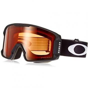 Oakley Line Miner XM Matte Black Ski Goggles with Prizm Snow Persimmon Lenses