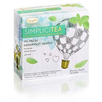 Ronnefeldt SimpliciTea My Fresh Peppermint Heaven, Kräutertee, 10 Teekapseln