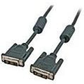 MicroConnect 5 m DVI-D DVI-D schwarz Kabel