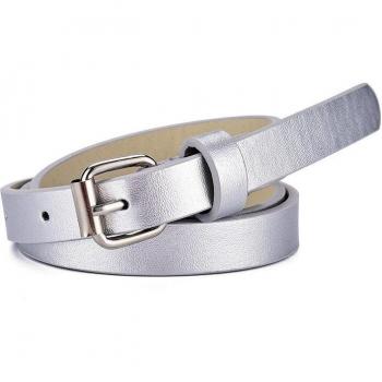 Flat Thin Korean Style Pin Buckle Belt for Girls