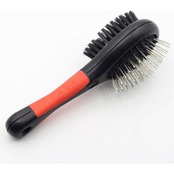 Dual-Sided Pet Bath Brush & Comb