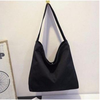 Diagonal Shoulder Canvas Bag