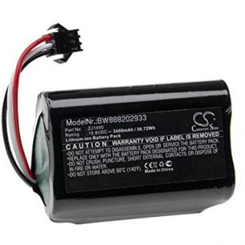 Batteria compatibile VHBW per aspirapolvere Ecovacs D36A, D36B, D36C, D36E, DA60, DA611, DB35 (3400mAh, 10,8V)
