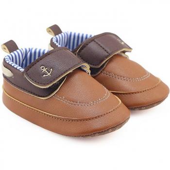 Zapatos de barco para bebés y niños pequeños, suela suave, Prewingker, de cuero PU, ideales para invierno