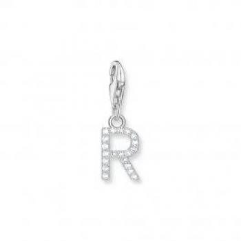 THOMAS SABO Silver Cubic Zirconia Letter R Charm