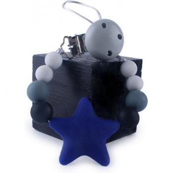 Cadena de chupete de silicona con teether
