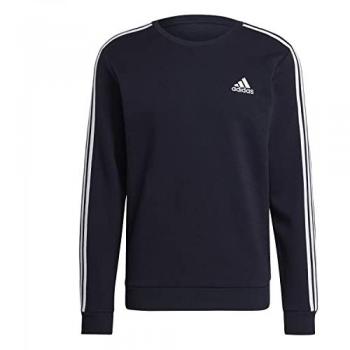 Adidas Sudadera Essentials Fleece 3 Franjas Legend Ink - Hombre
