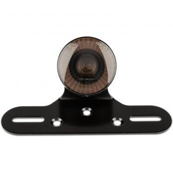 Clignotant arrière LED Circulaire Noir-Contour