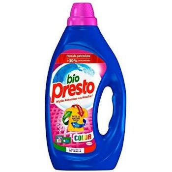 Bio Presto Liquido Detergente per Lavatrice con Colorante Integrato, 19+4 Utilizzi, EAN: 8015100571529 - PxC: 6 - 2.70 - ID: 487
