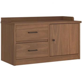 Panca Corridoio SANDNES 87x40x50 cm Legno Massello Pino