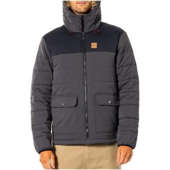 Rip Curl Chaqueta Hombre Ridge Anti Series Negra Acolchada