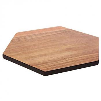 Socorro Hexagonal Black Edge Chopping Board