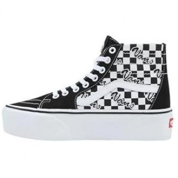 Vans Men's Black Lace-Up High-Top Sneakers Size 3.5 US