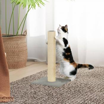 Light Grey Cat Scratching Post 22x22x45 cm by vidaXL