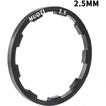 Grooved Hub Washer MTB Bottom Bracket Spacers Flywheel Cassette Gasket Road Bike Freehub Washer 1.5MM
