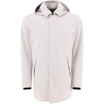 Herno Men’s Grey Coat – Medium, Full-Length – Zip Front (IM000349U111241250)