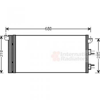 Airco condensor Van Wezel 17005293