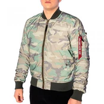 Chaqueta Alpha MA-1 VF 59 Verde Camo Reflectante