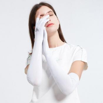 Manchettes en plein air UPF50+ à trois doigts gants de protection solaire respirant