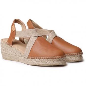Alpargata Chic con Cuña y Elásticos Toni Pons